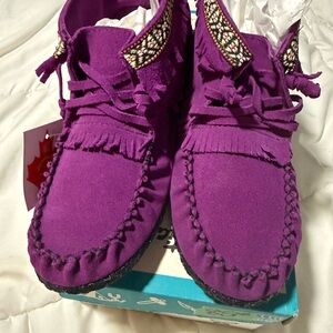 Chic Purple Women's Moccasins